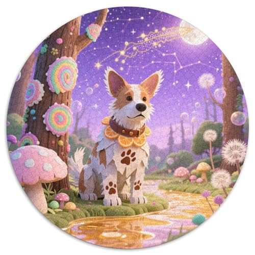 Affenpinscher 1000 Stück Jigsaw Puzzles Bildungsspiele Kreativ Haustierhund Rundes Jigsaw Einzigartige Herausforderung Spiel Für Erwachsene Und Kinder 1000pcs (67.5x67.5cm) von NOASDGYEI
