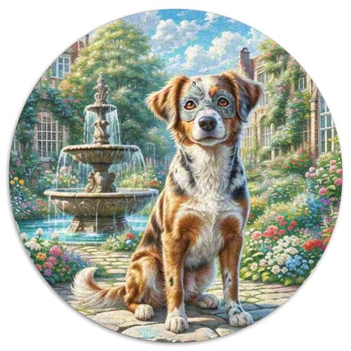 Brüssel Griffon 1000 Stück Jigsaw Puzzles Bildungsspiele Kreativ Haustierhund Rundes Jigsaw Einzigartige Herausforderung Spiel Für Erwachsene Und Kinder 1000pcs (67.5x67.5cm) von NOASDGYEI