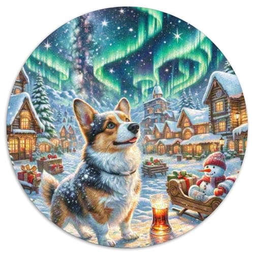 Der Cairn Terrier 1000 Stück Jigsaw Puzzles Bildungsspiele Kreativ Haustierhund Rundes Jigsaw Schöne Dekoration Puzzle Für Reisegeschenke, Geschenk 1000pcs (67.5x67.5cm) von NOASDGYEI