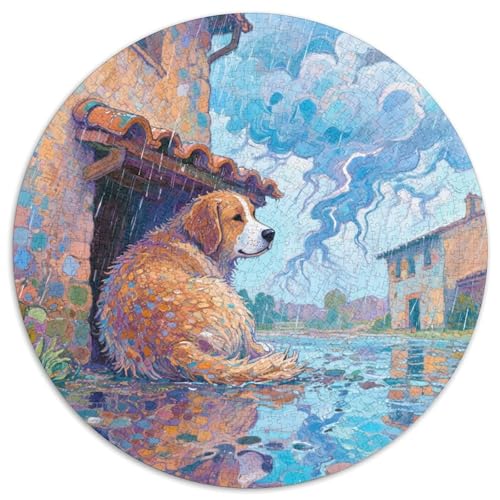 Peruanische Inka Orchidee 1000 Stück Jigsaw Puzzles Bildungsspiele Kreativ Haustierhund Runde Puzzles Einzigartige Herausforderung Spiel Für Erwachsene Und Kinder 1000pcs (67.5x67.5cm) von NOASDGYEI
