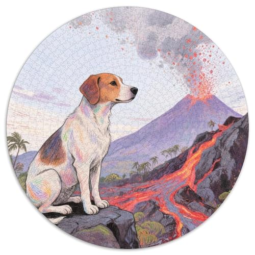 Philippinischer Hund 1000 Stück Jigsaw Puzzles Bildungsspiele Kreativ Haustierhund Rundes Puzzle Schöne Dekoration Puzzle Für Reisegeschenke, Geschenk 1000pcs (67.5x67.5cm) von NOASDGYEI