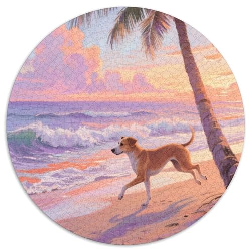 Philippinischer Hund 1000 Stück Jigsaw Puzzles Bildungsspiele Stressmittel Haustierhund Rundes Jigsaw Einzigartige Herausforderung Spiel Für Reisegeschenke, Geschenk 1000pcs (67.5x67.5cm) von NOASDGYEI