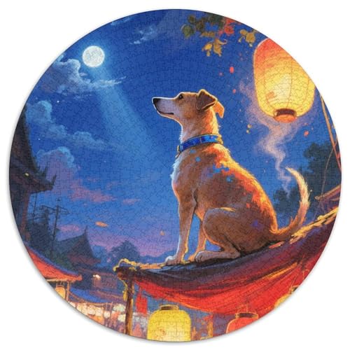 Thailändischer Ridgeback 1000 Stück Jigsaw Puzzles Bildungsspiele Stressmittel Haustierhund Rundes Jigsaw Einzigartige Herausforderung Spiel Für Reisegeschenke, Geschenk 1000pcs (67.5x67.5cm) von NOASDGYEI