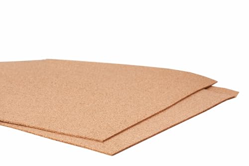 NOCH Kork-Platte, 2 mm hoch, geräuschdämmend für Modellbahn, 15 x 50 cm, Spur N, ideal für Modellbau von NOCH