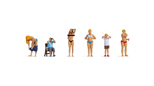 NOCH® Figuren-Set handkolorierte Miniaturen in 1:87 für Modellbau, Spurweite H0 von NOCH