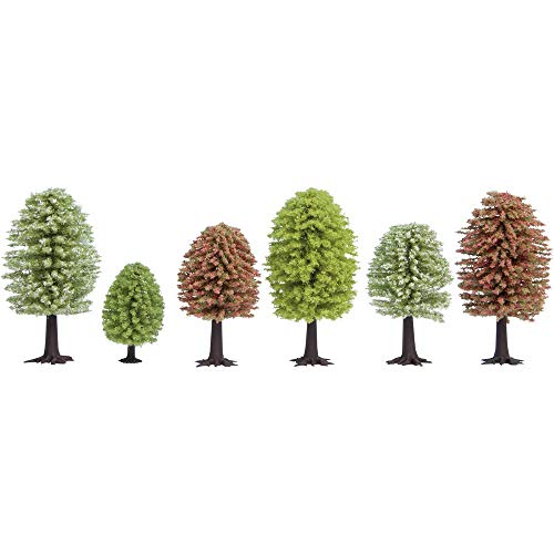 NOCH® Frühlingsbäume 10er-Set Laubbäume 5–9 cm für Modellbau und DIY-Projekte von NOCH