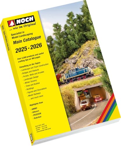 NOCH® Katalog 2025/2026 Englisch, mit Modellbahn Inspiration, für alle Spurweiten und Maßstäbe, Voller Ideen! von NOCH