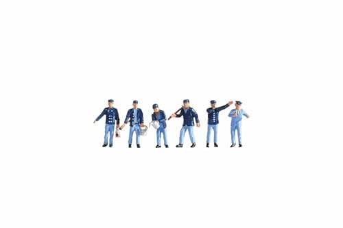 NOCH® Lokführer & Rangierer - Epoche III Figuren aus hochwertigem Material, für H0, Modellbahnszenen gestalten von NOCH