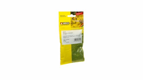 NOCH® Streugras „Zierrasen“, mit statischem Streugras, 2,5 mm, 20 g für H0, TT, N und Z geeignet zum Modellbau von NOCH