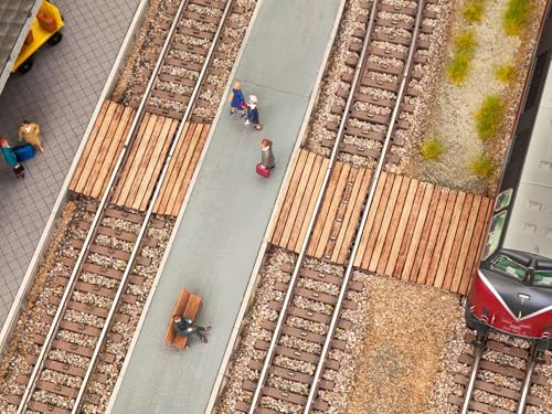 NOCH Gleisübergang, realistischer Modellbahnübergang, 11,8 x 4 cm für die Spurweite H0, ideal für Lasercut Modelle NOCH Gleisübergang, realistischer Modellbahnübergang, 11,8 x 4 cm für die Spurweite H0, ideal für Lasercut Modelle von NOCH