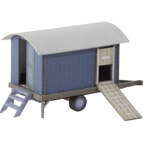 NOCH Hühnermobil, Laser-Cut Bausatz für ländliche Modelllandschaften, Maßstab 1:87, H0 von NOCH