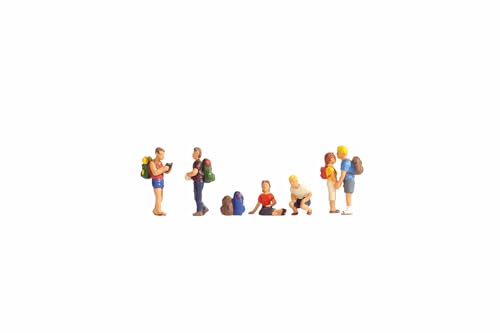 NOCH Figuren-Set „Wanderer“, Modellbau-Figuren 1:87 H0, ideal zum Dekorieren und für Miniaturfotografie NOCH Figuren-Set „Wanderer“, Modellbau-Figuren 1:87 H0, ideal zum Dekorieren und für Miniaturfotografie von NOCH