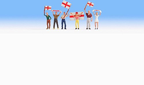 NOCH 15972 - Englische Fans, Spur H0, bunt von NOCH