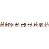 NOCH 16131 H0 XL-Set „Sitzende“ 18 Figuren NOCH 16131 H0 XL-Set „Sitzende“ 18 Figuren von NOCH