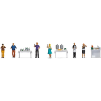 NOCH 16275 H0 Figuren-Themenwelt „Buffet“ von NOCH