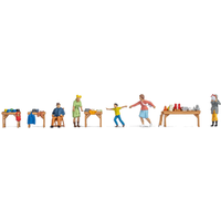 NOCH 16281 H0 Figuren-Themenwelt „Flohmarkt“ von NOCH