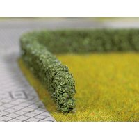 NOCH 21524 H0 TT N Modellhecken dunkelgrün, 2 Stück, 1 x 0,6 cm, je 50 cm lang von NOCH