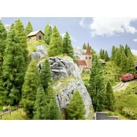NOCH 24520 0 H0 TT Tannen dunkelgrün, 5 Stück, 14 - 20 cm hoch von NOCH