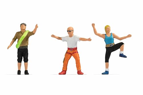 NOCH Kletterer, handkolorierte Figuren für Modelleisenbahn Spur 0, ideal zum Basteln & Dekorieren von NOCH