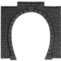 NOCH 60010 H0 Tunnel-Portal 1-gleisig, 2 Stück, 11 x 11 cm von NOCH