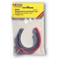 NOCH 60194 Klettverschluß Kabelbinder je 2 Stück rot, schwarz, grün NOCH 60194 Klettverschluß Kabelbinder je 2 Stück rot, schwarz, grün von NOCH