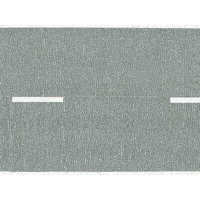 NOCH 60470 H0 Bundesstraße grau, 100 x 5,8 cm (aufgeteilt in 2 Rollen) von NOCH