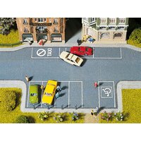 NOCH 60550 H0 Parkplatz 2 flexible Flächen, 20 x 10 cm, davon 1 Bogen von NOCH