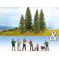 NOCH 94007 H0 Ausschmückungs-Set "Jäger, Holzfäller & Tannen" NOCH 94007 H0 Ausschmückungs-Set "Jäger, Holzfäller & Tannen" von NOCH