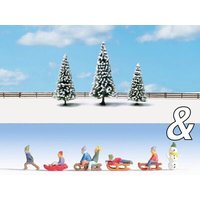 NOCH 94008 H0 Ausschmückungs-Set "Kinder im Schnee & Schneetannen" NOCH 94008 H0 Ausschmückungs-Set "Kinder im Schnee & Schneetannen" von NOCH