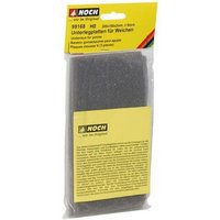 NOCH 99168 N MÖSSMER Schaumstoff-Platten mit grauem Schotter, 200 x 100 x 2 mm, 3 Stück von NOCH
