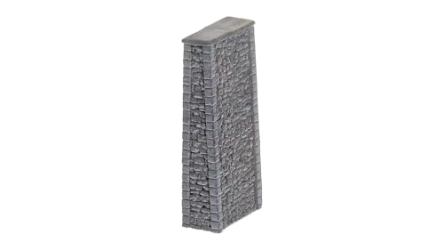 NOCH Brückenpfeiler Bruchstein-Viadukt, ideal für Modellbau, kompatibel mit Spur N und H0, inkl. Brückenkopf-Material von NOCH