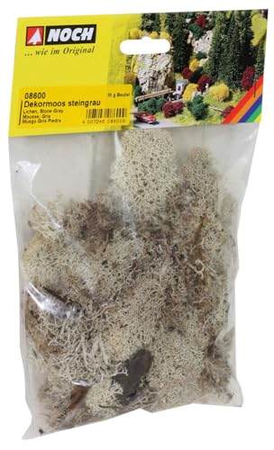 NOCH Dekormoos, Gras-Dekoration in Steingrau, 35 g für Landschaftsgestaltung und Modellbau, ideal für H0, TT, N, Z geeignet NOCH Dekormoos, Gras-Dekoration in Steingrau, 35 g für Landschaftsgestaltung und Modellbau, ideal für H0, TT, N, Z geeignet von NOCH