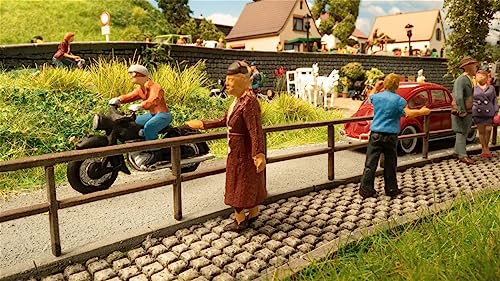 NOCH Einfache Geländer, vielseitiges Modellbahn Zubehör, ideal für ländliche und städtische Szenen, für Spurweite H0 NOCH Einfache Geländer, vielseitiges Modellbahn Zubehör, ideal für ländliche und städtische Szenen, für Spurweite H0 von NOCH