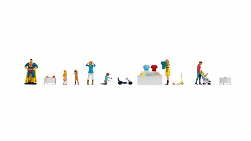 NOCH Figuren-Themenwelt „Spielwarengeschäft“, realistische Modellbaufiguren, H0 Skala 1:87 aus Kunststoff für Detailreiche Szenen NOCH Figuren-Themenwelt „Spielwarengeschäft“, realistische Modellbaufiguren, H0 Skala 1:87 aus Kunststoff für Detailreiche Szenen von NOCH