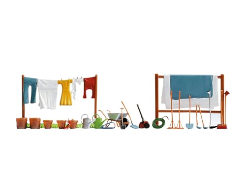 NOCH Garten-Zubehör, detailliertes Set für die Gestaltung von modellierten Haus- und Gartenszenen NOCH Garten-Zubehör, detailliertes Set für die Gestaltung von modellierten Haus- und Gartenszenen von NOCH