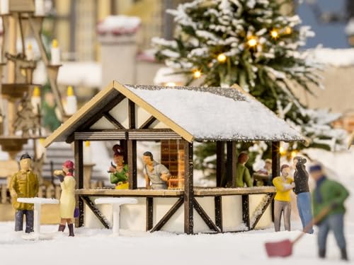 NOCH Glühweinstand, ideal für Modellbau Winterlandschaften, 3 x 3 cm, Spur N perfekt für Festliche Details NOCH Glühweinstand, ideal für Modellbau Winterlandschaften, 3 x 3 cm, Spur N perfekt für Festliche Details von NOCH