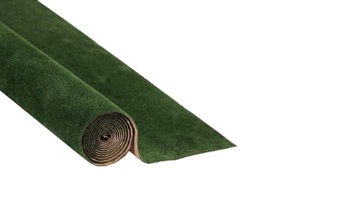 NOCH Grasmatte „Dunkelgrün“, mit Kunstgras, 120 x 60 cm ideal für Modellbau und Krippenbau von NOCH