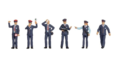 NOCH H0 Figuren Bahnbeamte Frankreich, mit französischem Charme, 6 Figuren für die Spurweite H0 einzigartige Details NOCH H0 Figuren Bahnbeamte Frankreich, mit französischem Charme, 6 Figuren für die Spurweite H0 einzigartige Details von NOCH