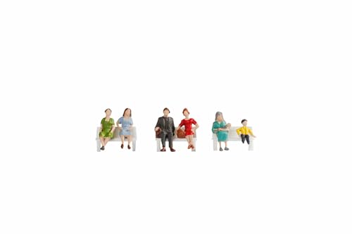 NOCH H0 Figuren Sitzende, Handbemalte Figuren für den Modellbau, Spurweite H0, ideal für Szenen mit Figuren NOCH H0 Figuren Sitzende, Handbemalte Figuren für den Modellbau, Spurweite H0, ideal für Szenen mit Figuren von NOCH