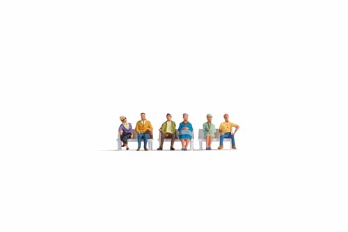 NOCH H0 Figuren Sitzende, handbemalt, Figuren Set ohne Bänke ideal für Modellbau NOCH H0 Figuren Sitzende, handbemalt, Figuren Set ohne Bänke ideal für Modellbau von NOCH