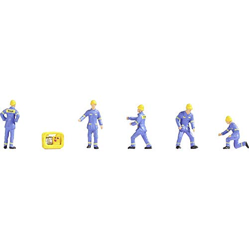 NOCH H0 Figuren THW Technisches Hilfswerk, handbemalte H0 Figuren, 1:87 für Modelleisenbahn und Dioramen, Perfekt für DIY und Basteln NOCH H0 Figuren THW Technisches Hilfswerk, handbemalte H0 Figuren, 1:87 für Modelleisenbahn und Dioramen, Perfekt für DIY und Basteln von NOCH