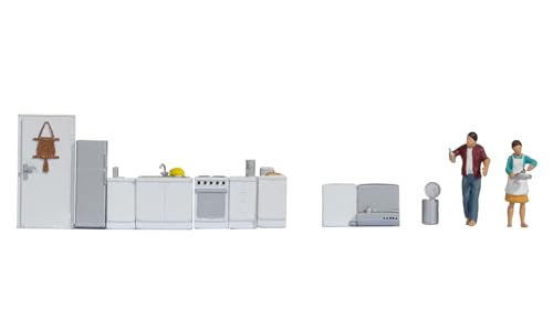 NOCH H0 Figuren-Themenwelt „Küche“ für die Spurweite H0, ideal zur Szenengestaltung in der Modelleisenbahn und Dioramenbau NOCH H0 Figuren-Themenwelt „Küche“ für die Spurweite H0, ideal zur Szenengestaltung in der Modelleisenbahn und Dioramenbau von NOCH