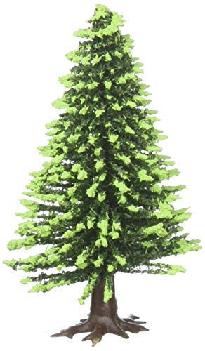 NOCH Modellfichten, Set mit 50 Bäumchen, Höhe 5-14 cm, Grüntöne für die Spurweiten H0 und TT, ideal für Modellbau und DIY von NOCH