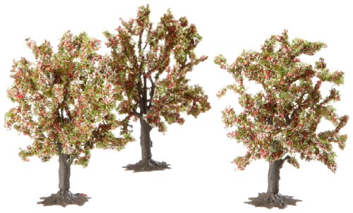 NOCH Obstbäume, rosa blühend, 3 Stück 8 cm für die Spurweiten H0, TT zum Modellbau und DIY Dekoration NOCH Obstbäume, rosa blühend, 3 Stück 8 cm für die Spurweiten H0, TT zum Modellbau und DIY Dekoration von NOCH