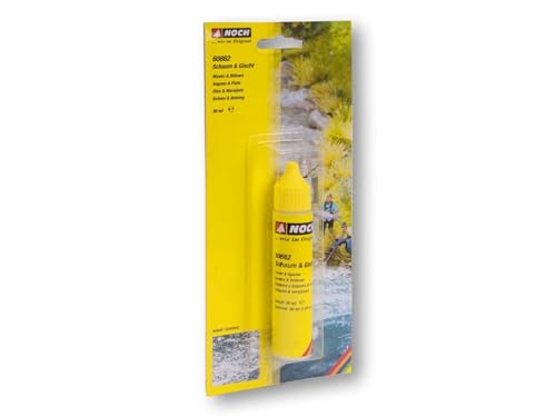 NOCH Schaum & Gischt, realistische Wasserstruktur für Modellbau Gewässer, perfekt für Dioramen und Modellbahnen NOCH Schaum & Gischt, realistische Wasserstruktur für Modellbau Gewässer, perfekt für Dioramen und Modellbahnen von NOCH