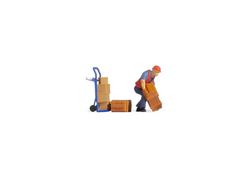 NOCH Tiny-Scenes „Lagerarbeit“, realistisches Modellfiguren-Set aus Kunststoff, für Spur H0, ideal für Dioramen und Modellbahnanlagen NOCH Tiny-Scenes „Lagerarbeit“, realistisches Modellfiguren-Set aus Kunststoff, für Spur H0, ideal für Dioramen und Modellbahnanlagen von NOCH