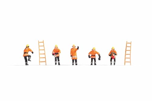 NOCH H0 Orange Schutzanzüge Bemalt, Stehend von NOCH