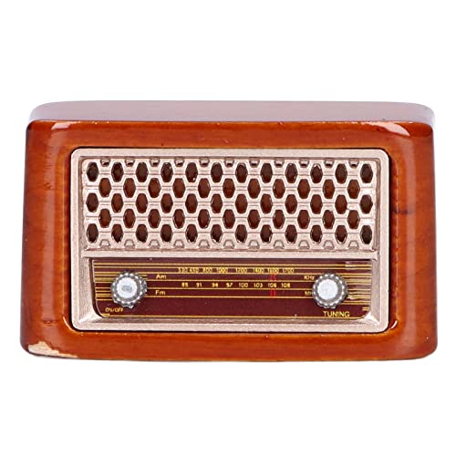 1:12 Miniatur Retro Dollhouse Radio, Niedliches Vintage -Spielzeugradio -Modell für Dollhouse Decor, Kinder DIY Bastelzubehör Realistische Winzige Möbeldekoration 1:12 Miniatur Retro Dollhouse Radio, Niedliches Vintage -Spielzeugradio -Modell für Dollhouse Decor, Kinder DIY Bastelzubehör Realistische Winzige Möbeldekoration von NOENNULL