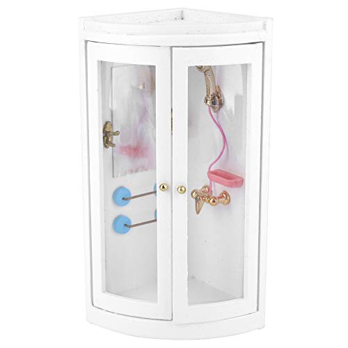 12pcs Mini Holzpuppenhaus Badezimmer Set - Dusche, Waschbecken und Toilettenzubehör für Puppen, DIY 1:12 Modellmöbel für und Kleine Puppensammlungen 12pcs Mini Holzpuppenhaus Badezimmer Set - Dusche, Waschbecken und Toilettenzubehör für Puppen, DIY 1:12 Modellmöbel für und Kleine Puppensammlungen von NOENNULL