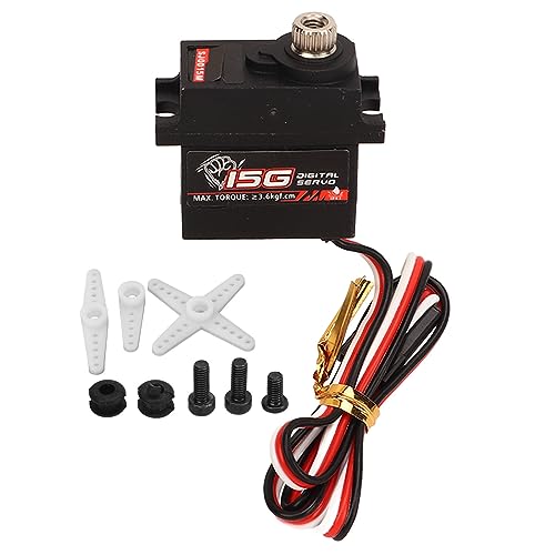 15G RC Servo Metall Gear wasserdichtes Digital Servo für Fixed Flügel Flugzeug Modell Bootsfahrzeug Auto von NOENNULL
